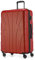 SUITLINE - Valigia grande rigida leggera bagaglio check-in espandibile, 76 cm, 110 litri, Rosso
