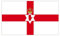 SHATCHI National Large 5'X3' Northern Ireland Hand of Ulster Premium Quality Irish Supporter Fans Decoration Flag, Polyester