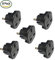 Travel Adapter Black Plug Converts UK Plugs 3 Pin to 2 pin US, USA/Canada/AUS,Australian Pack Of 5
