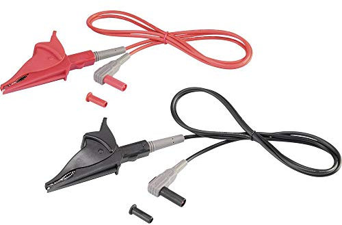 VOLTCRAFT MSL-507 Messleitung Stecker 4 mm Krokoklemmen 1.00 m Schwarz, Rot 1 St.