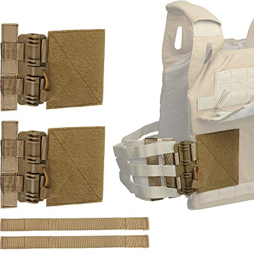 LIVANS Quick Release Buckle Set, Molle Side Belt Cummerbund Fast Fit Buckle Set Single Point Quick Release Assembly