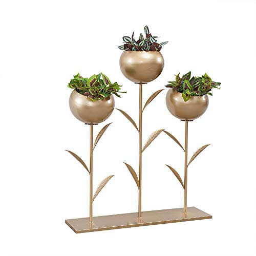 Blumenständer Pflanzenregal Modern Blumentopfhalter für den Innen-und Außenbereich Blumenregal Blumenständer Metall Innen Balkon Pflanzenregal Außendekoration Gartenregal Blumenstand