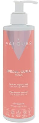 Válquer Professional Special Curl Masque 290 ml - Curly Girl Method - pour cheveux bouclés - sans sulfate - sans sel - Vegan Curly Hair - Perfect Curls - 96% d'origine naturelle