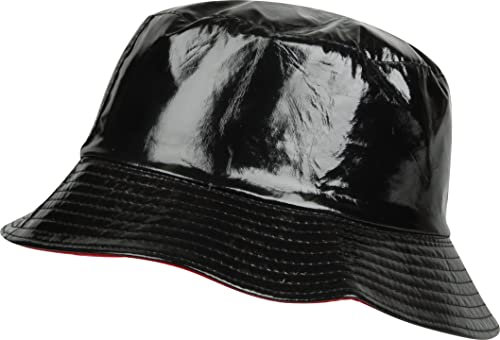 Capelli New York Fischerhut in Glanzoptik Farbe Schwarz