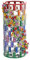 YYSS 473Pcs Flower Bouquet Vase, Artificial Bouquet Vase for LEGO 10280 Flower Decorative Home Accessories for Adults