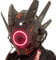 HCYPUNK Punk Mask Helmet Cosplay for Men, Futuristic Punk Techwear, Halloween Cosplay Fit Party Music Festival Accessories with Light