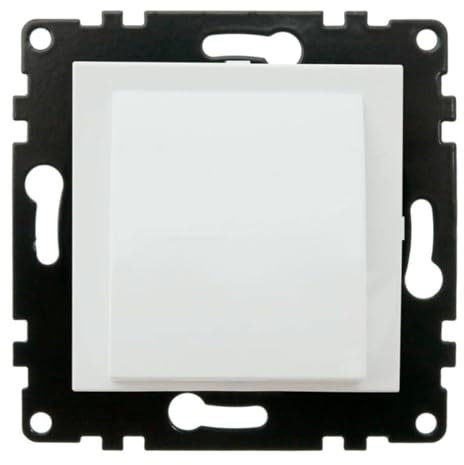 WESA - Módulo de Pared Estándar para Salida de Cables, Fácil instalación con Opción a Distintos Diseños, No incluye marco, PJ-30-W