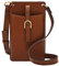 Fossil Damentasche Vada, LiteHide braune Telefontasche für Damen, L: 10,2 cm, B: 0,6 cm, H: 17,8 cm, ZB1893200