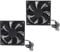 Akozon 2 Stück USB Lüfter Leise, 120mm USB Lüfter 5V USB PC Computer Lüfter Kühler Gehäuselüfter USB Ventilator 120mm Axiallüfter für alle Arten von Routern, TV-Modem