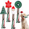 ASSUGO Weihnachten Hund Spielzeug, 4er-Pack hundespielzeug Weihnachten, hundespielzeug quietschend Interessant, Dog Toys geeignet als Geschenke für Hunde