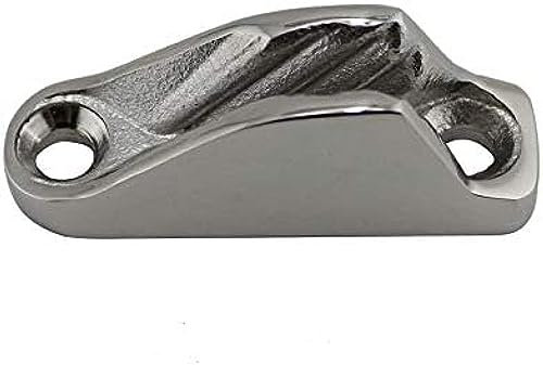 Edelstahl Mini Boot Segeln Seil Clam Cleat Heavy Duty Hochspiegel Finish Yacht Seil Jam Clam Cleat 5 Stück Für 5mm Drahtseil,Pleasant63