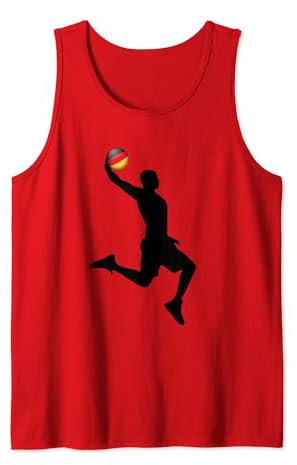 Deutschland Basketball Trikot Mannschaft Nationalfarben Tank Top
