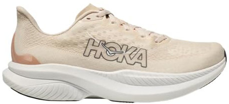 HOKA ONE ONE Damen Mach 6 Sneaker, Eggnog/Vanille, 40.5 EU