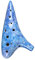 Das Toteninstrument, 12 Löcher Ceramiwith Crackle Outlook Ocarina Alto ATone Zelda Flöte Musikinstrument Ocarina Flöte (Farbe: C) (Color : B)