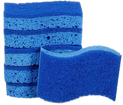 UNbit Esponjas Florística Esponja de Cocina Estropajo Frote Natural Productos ecológicos sostenibles for vajilla Ollas Lavado Nuevo Estropajo de vajilla Esponja