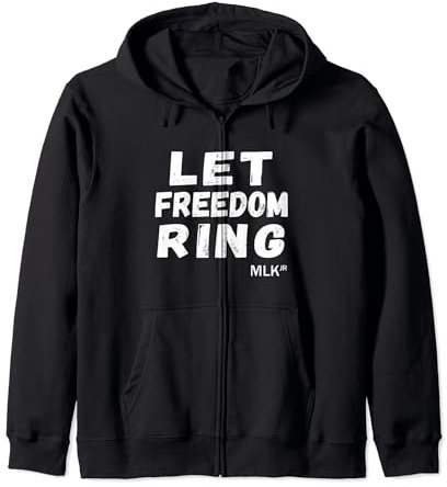 Schwarze Geschichte Let Freedom Ring Martin Luther King Jr Kapuzenjacke