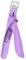 MelodySusie Coupe-Ongles Professionnel en Acier Inoxydable, Coupe Capsule Ajustable pour les Ongles Acryliques et Faux Ongle, Outil de Manucure pour Salon et Maison, Violet Clair