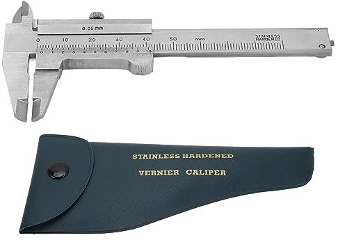 Calibro a Corsoio 0‑50 Mm, Calibro a Corsoio Ad Alta Precisione Pratico Push-pull Versatile con Custodia per Monete