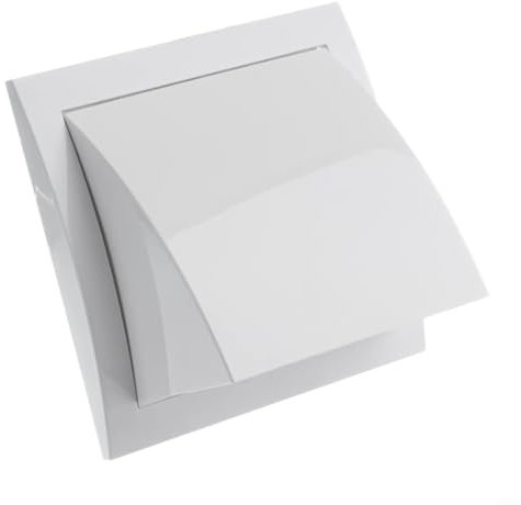 Extractor Vent Cover, Air Vent Cover, Extractor Fan Cover, Extractor Fan Vent Cover, Exterior Wall Exhaust Port Rainproof Toilet Exhaust Ventilation(150MM)