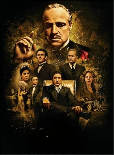 RUIYANMQ Puzzle 1000 Teile Mario.Puzo'S Film Posters Puzzle Für Erwachsene Familie Dekompression Spiele Vy234Nt