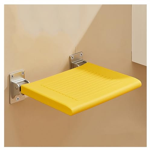 LFIEVO Badezimmer Wandklappstühle Rutschfester Duschsitz Badezimmer Klappstuhl 90 Grad Nach Oben Klappbarer Badezimmerstuhl