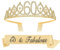 Krone Geburtstag,60. Geburtstag Mädchen,Krone Damen,Geburtstagskrone Erwachsene,Krone Gold,Tiara Damen,Schärpe Geburtstag,Crystal Crown,Birthday Queen,Prom Queen Schärpe Halloween,Geburtstags Krone