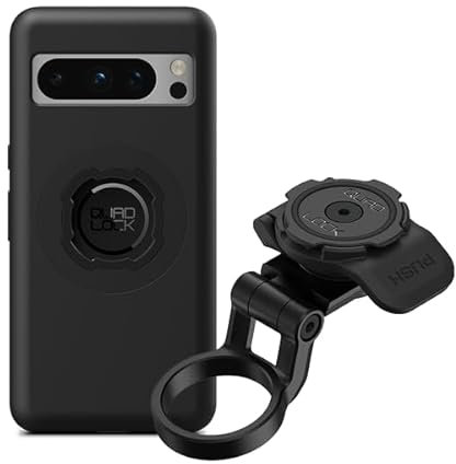 Quad Lock Stem Cap Mount (Adjustable) Bike Kit with Google Pixel 8 Pro MAG Case