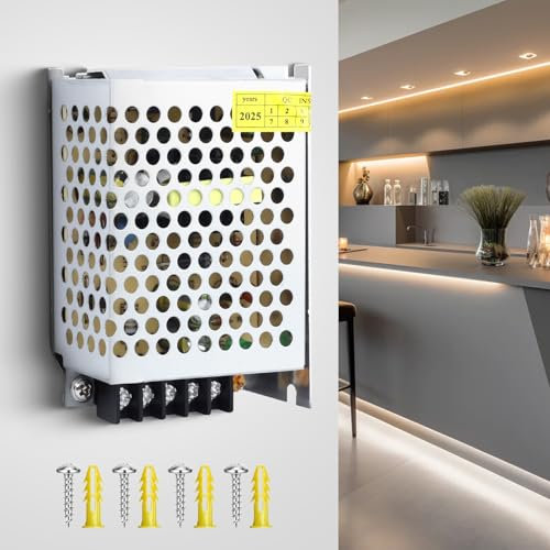 BRIMETI LED Trafo 12V Netzteil AC 110V / 230V auf DC 12V 3A 36W Spannungswandler Schaltnetzteil Transformator Treiber LED Driver Indoor Stromversorgung Schaltwandler Konstantspannung für Streifen