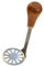 Mini Masher Potato Masher with Wooden Non Slip Handle Stainless Steel Bean and Potato Masher Small Food Masher Vegetable Pumpkin Egg Bean Avocado Lightweight Kitchen Tool (1)