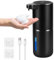 Gaethra Seifenspender Automatisch, 380ml Elektrischer Seifenspender mit Sensor, Seifenspender Wandbefestigung mit USB Wiederaufladbar, 4 Stufen Verstellbar SeifeSenspender (Schwarz, Schaumtyp)