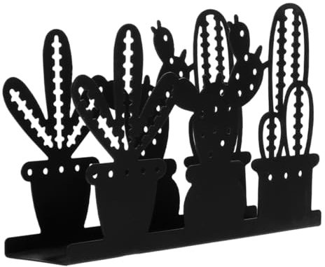 Didiseaon Tovaglioli da Cactus in Metallo Vintage per Fazzoletti Design per Cucina e da Pranzo