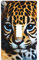 Placa de pared decorativa única de una sola palanca, 1 banda, cubierta de interruptor de luz, placa de interruptor, bonito estampado de jaguar