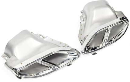 Auspuffblenden Für Benz Für C-Klasse Endrohr W205 C180 C200 C60 C300 Endrohr Upgrade Für C43 Schalldämpfer Spitze Auspuff System 2014-2021 Endrohrblende(Style style 1)