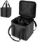 Linkidea Large Blender Storage Bag, Portable Carrying Bag with Hand Strap, Double Zipper Organizer Compatible with Ninja, Fits to Model QB3001SS (Grey)