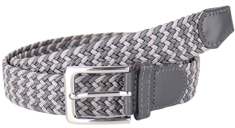 MIRROSI® Flechtgürtel Elastischer Stoffgürtel Flechtgürtel für Damen und Herren (3,5CM Breit, Super Weich) Geflochtener Stretchgürtel UNISEX
