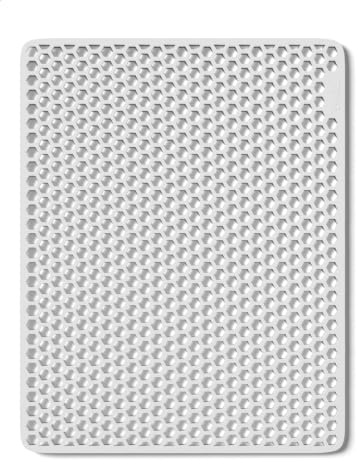 Bodo® Waschbeckenmatte - Rechteckig - Weiß - 36 x 46 cm - Für 40 x 50 cm Waschbecken (Weiß, 36x46cm)