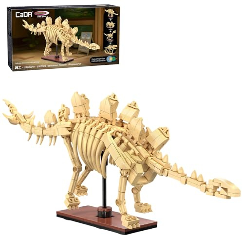 JAMARA 402889 CADA Dinosaurier Fossil Stegosaurus Bricks, Geschenkidee für Junge und Mädchen, Spielzeug Dinosaurier Kids, Jurassic Set Spiele, Kombinierbar mit weiteren Modellen
