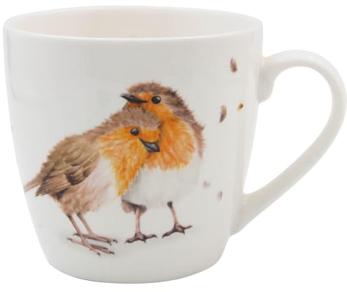 The Leonardo Collection Clemency Bunn Robins Breakfast Mug | Large Breakfast Mug