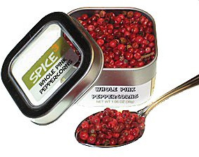 Whole Pink Peppercorns Tin