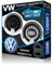 FLI Altavoces para Las Puertas Delanteras del VW Caddy + adaptadores de Altavoces, 210 W