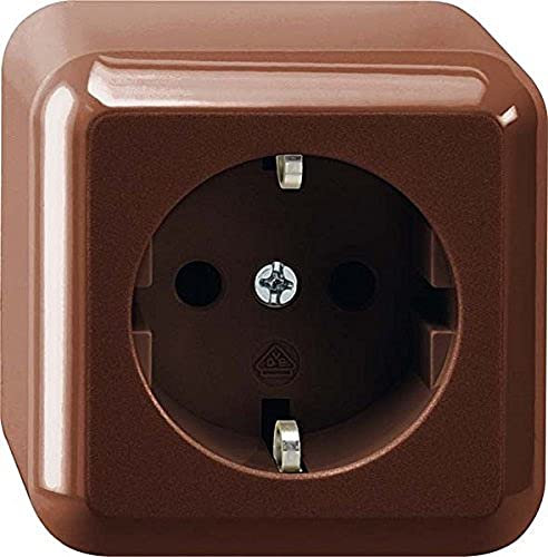 Merten MEG2301 – 8717 Brown socket-outlet – socket-outlets (16 A)