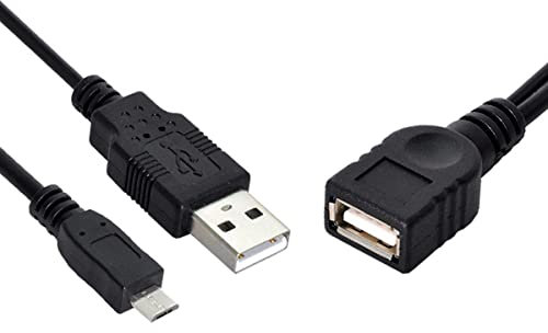 chenyang Micro USB 2.0 OTG a USB2.0 Femmina Host Flash Disk Cavo con Alimentazione USB per il Telefono Tablet