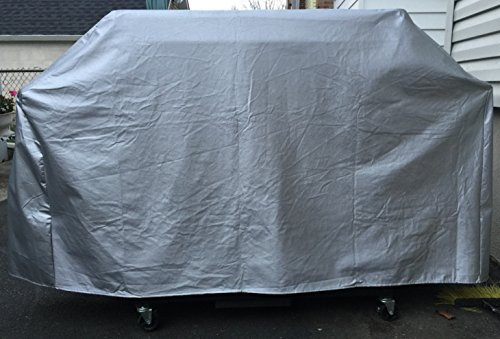 Comp Bind Technology Grillabdeckung für Weber Spirit E-210 Modell 46113101 Gasgrill Gepolsterte Abdeckplane für den Außenbereich, wasserfest, 130 x 84 x 122 cm, Grau