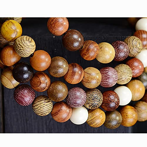CarpenterC 200 Stücke 8mm Wunderschöne Natürliche Runde Polierte Rosenholz Lose Perlen für Schmuck Machen DIY Handgefertigte Handwerk