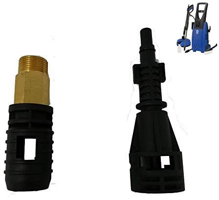 parpyon® Accessori ricambi per idropulitrice Annovi Reverberi - Black&Decker, N. 2 ADATTATORI Attacco RAPIDO - FILETTATO M22 (ADATTATORI)