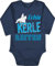 Baby Body langarm Mädchen Junge - Pferde - Echte Kerle reiten - 3/6 Monate - Navy Blau - pferdefans reiter babybody pferdemotiv strampler pferden sprüche bodies reitsport babybodys pferdemotiven