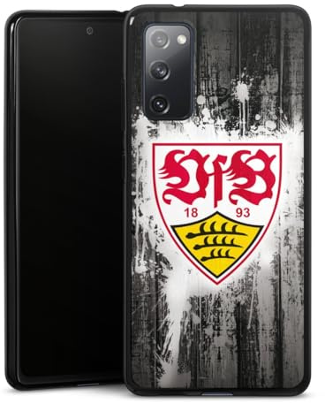 DeinDesign Silikon Hülle kompatibel mit Samsung Galaxy S20 FE Case schwarz Handyhülle VfB Stuttgart Offizielles Lizenzprodukt Bundesliga