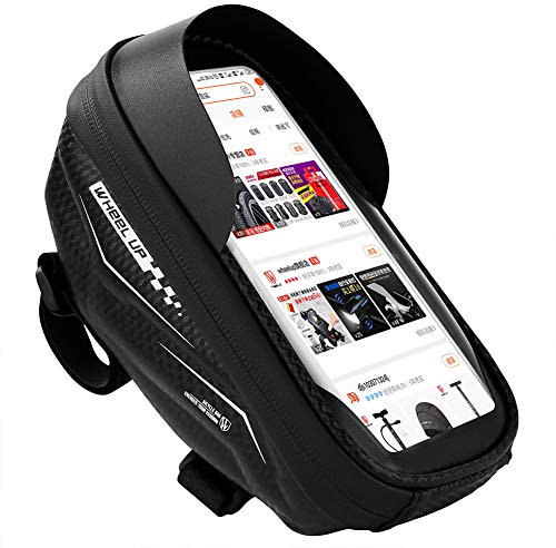 ,a Wheel Up MTB Fahrradtasche Touchscreen Radfahren Wasserdicht Front Tube Phone Case