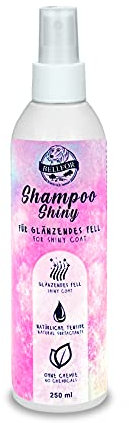 Hundeshampoo Shiny von Bellfor - 250 ml. Für glänzendes Fell bei Hunde mit Olivenöl, Glycerin & Vitamin E, ohne künstliche Duftstoffe. Sanft & Wirksam für alle Hunderassen.