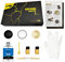 Kintsugi kit, Kintsugi Reparatur Set, gold Kintsugi Repair Kit reparieren Sie sinnvolle Keramik mit Goldpigment-Kleber – kommt mit zwei Übungs-Keramikbechern für Anfänger